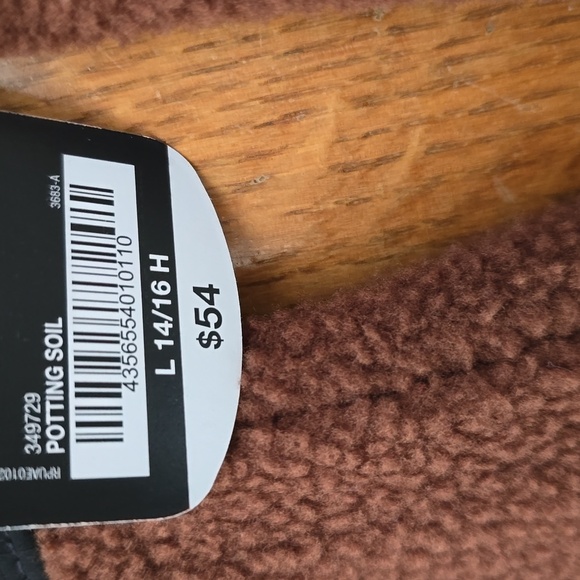 XERSION BRAND BOYS FRONT ZIPPERED BROWN AND BLACK JACKET SIZE LARGE 14/16 HUSKY - Picture 9 of 12